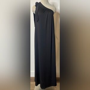 Dudley Stephens Black One Shoulder Dress